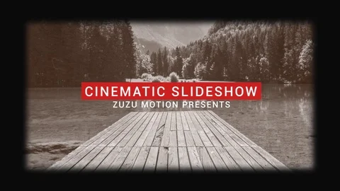 Cinematic Slideshow After Effects素材