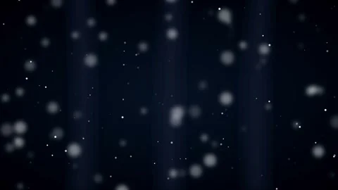 Cinematic slow motion of falling snow particles 4K video Stock Footage 344740474
