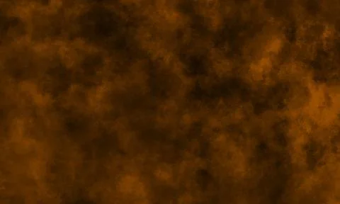 Cinematic Smoke Cloud Background With Orange Grunge Texture Design Stock Photos