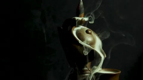 Cinematic Smoke Stream Stock Footage 164927378