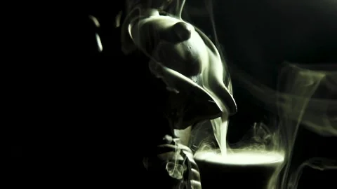 Cinematic Smoke Stream Stock Footage 164927445