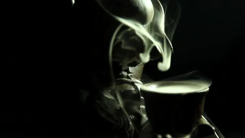 Cinematic Smoke Stream Stock Footage 164927529