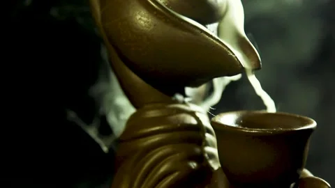 Cinematic Smoke Stream Stock Footage 164927636