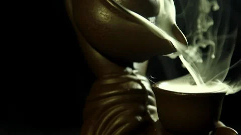 Cinematic Smoke Stream Stock Footage 164927712