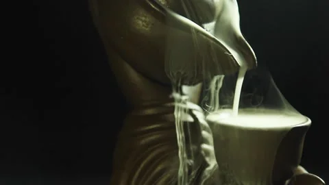 Cinematic Smoke Stream Stock Footage 164927769