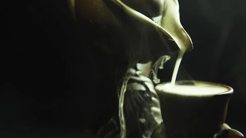 Cinematic Smoke Stream Stock Footage 164927814