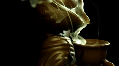 Cinematic Smoke Stream Stock Footage 164928152