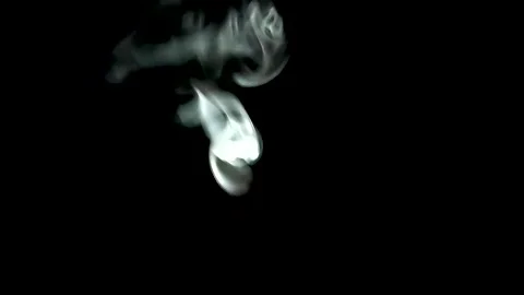 Cinematic Smoke Stream Stock Footage 164928254