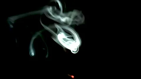 Cinematic Smoke Stream Stock Footage 164928695