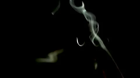 Cinematic Smoke Stream Stock Footage 164929222