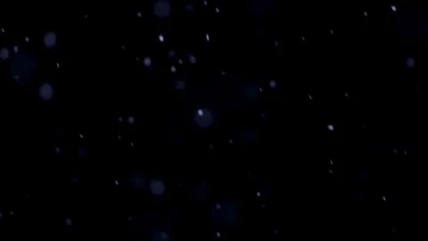 Cinematic Snowfall on Dark Background Stock Footage 329553770