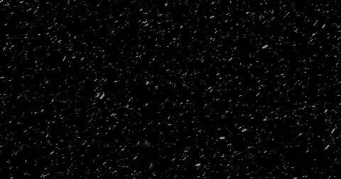 Cinematic snowfall loop animation of a surreal realistic snowflake falling .. Stock Illustration