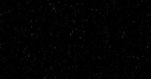 Cinematic snowfall loop animation of a surreal realistic snowflake falling .. Illustrazione stock