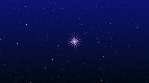 Cinematic Starry Night Sky Background with Slow Moving Cosmic Particles in 4K Stock Footage 328231101