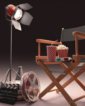 Cinematic Studio Stock Illustration