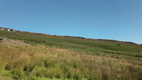 Cinematic summer b roll from Stanage Edge in the Peak District National Par.. 스톡 동영상 289562394