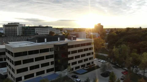 Cinematic sunset Stock Footage 141707762