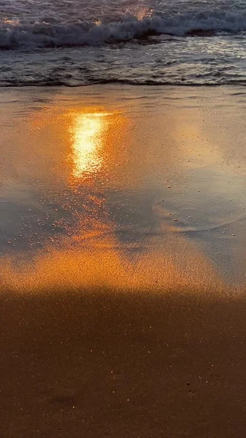 Cinematic sunset over the ocean. Stock Footage 315032208