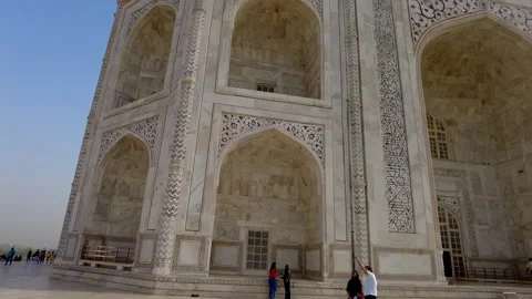 Cinematic Taj Stock Footage 184331228
