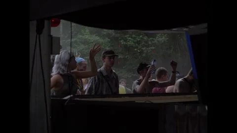 Cinematic Techno Rave Stock Footage 253041199