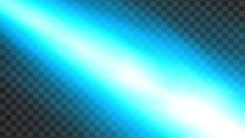 Cinematic Thunder Flash Overlay White and Cyan Light Burst with Motion Blur Stock-Footage 318860190