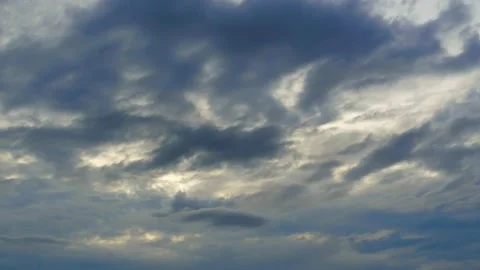 Cinematic time lapse of clouds Stock Footage 232029422
