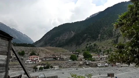 Cinematic Time-Lapse of Kallam Valley's Landscape, Pakistan Stock Footage 159768738