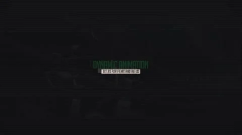 Cinematic Titles Stock After Effects