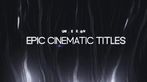 Cinematic Titles 스톡 After Effects