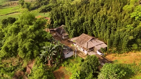 Cinematic Tour on the Ha Giang Loop Vietnam, Culture and Mountain Adventure Stock Footage 321523414