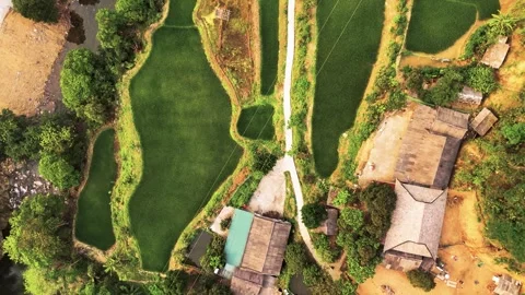 Cinematic Tour on the Ha Giang Loop Vietnam, Culture and Mountain Adventure Stock Footage 321523878