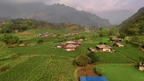 Cinematic Tour on the Ha Giang Loop Vietnam, Culture and Mountain Adventure Stock Footage 321524258
