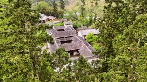 Cinematic Tour on the Ha Giang Loop Vietnam, Culture and Mountain Adventure Stock Footage 321524575