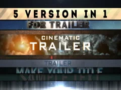 Cinematic Trailer Pack 5 in 1 Stock After Effects
