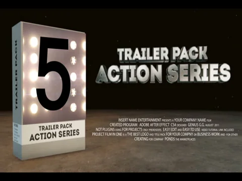 Cinematic Trailer Pack 5 in 1 Stock After Effects