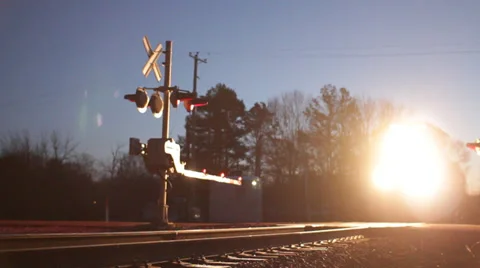 Cinematic Train Pass Close Up Stock Footage 39706981