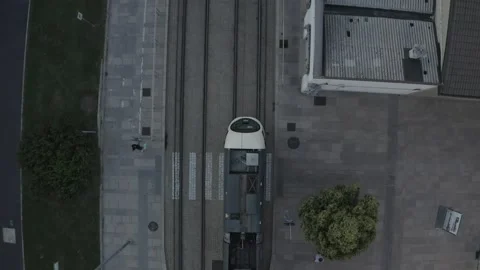Cinematic train in the street 2 库存影片 167117892
