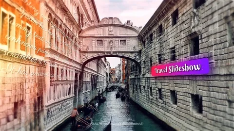 Cinematic Travel Slideshow Catálogo de After Effects