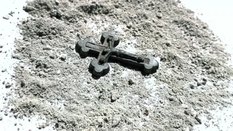 Cinematic Video Of Cross Stock Footage 170203200