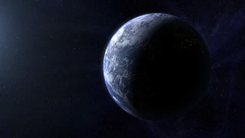 Cinematic view of Earth from space Stock Footage 316358292