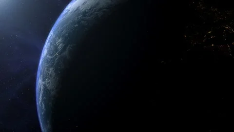 Cinematic view of Earth from space Stock Footage 316359227