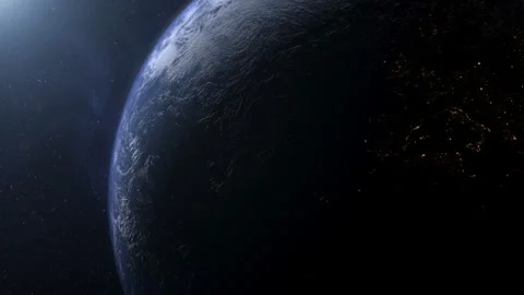 Cinematic view of Earth from space Stock Footage 316370640