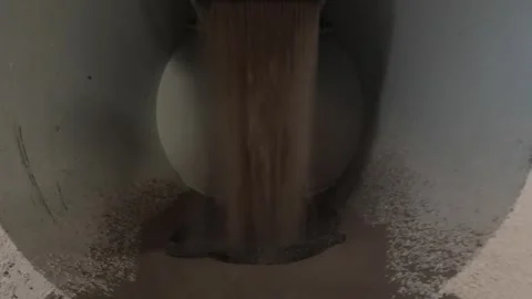 Cinematic view of grace covering machine in casting factory Stock Footage 312108169