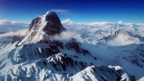 Cinematic View of Mount Everest Summit Stock-Footage 339268188