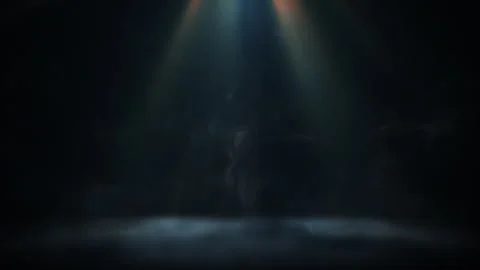 Cinematic Volumetric Spotlight Rays Loop Stock Footage 335619602