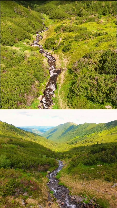 Cinematic vs fpv Stock Footage 312073074