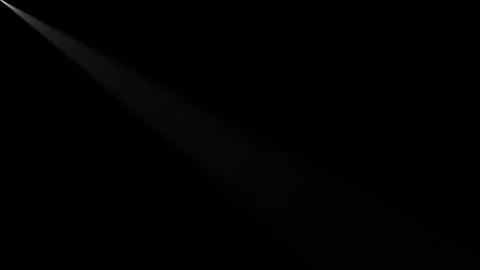 Cinematic white spotlight flashes from corner on black background with dyna.. 動画素材 335023170