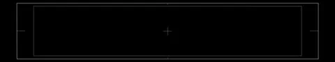 Cinematic Widescreen Safe Area Overlay -  4k Stock Footage 335646879