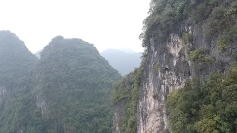 Cinematic Yangshuo mountains Stock Footage 94472241