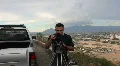 Cinematographer or shooter sets camera and starts recording. HD Footage